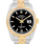 Rolex Datejust 116233BKSJ 36MM Black Dial Silver-tone Case