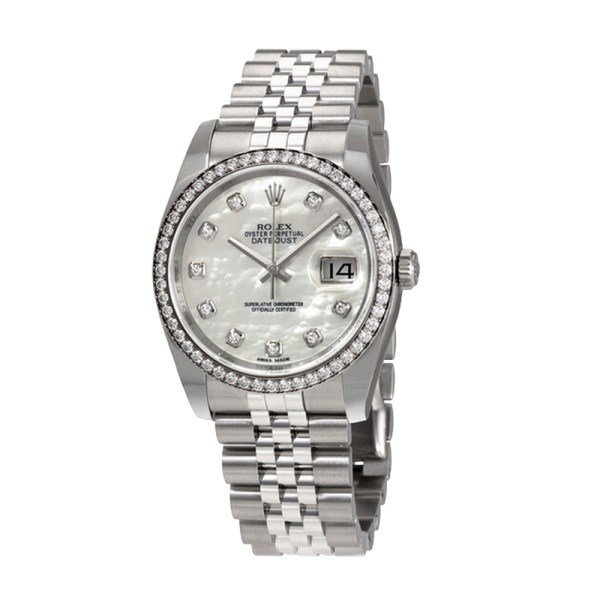 Rolex Datejust 116244MDJ 36MM Mother of Pearl Silver-tone Case - Image 2