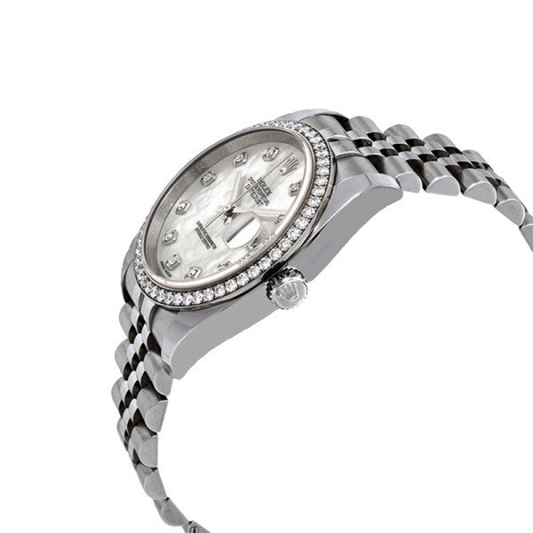 Rolex Datejust 116244MDJ 36MM Mother of Pearl Silver-tone Case - Image 3
