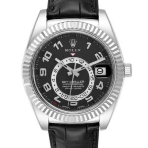 Rolex Sky-dweller 326139BKAL 41MM Black Dial Silver-tone Case