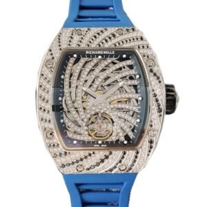 Richard Mille RM51-02 Mechanical Ladies Rubber Band Diamond Bezel