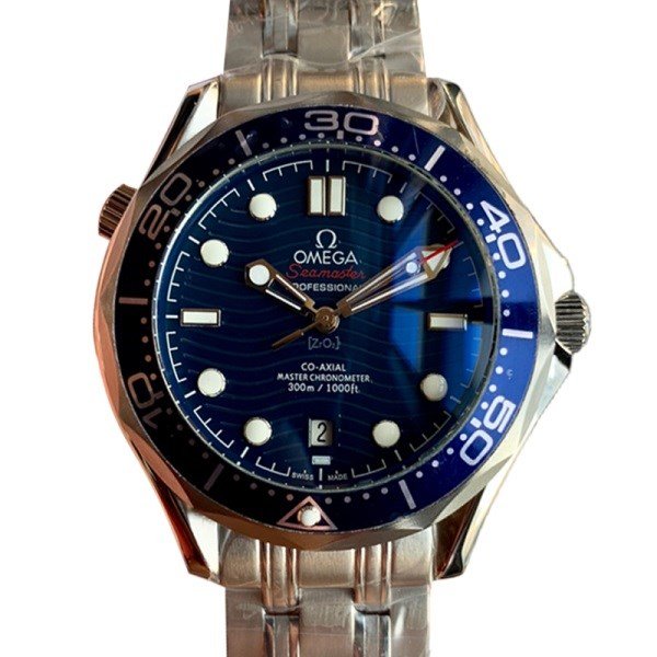 Omega Seamaster 210.30.42.20.03.001 Men??s Blue Dial Silver-tone