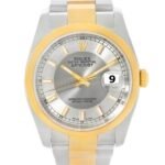 Rolex Datejust 116203STSO 36MM Silver Tuxedo Dial Silver-tone Case