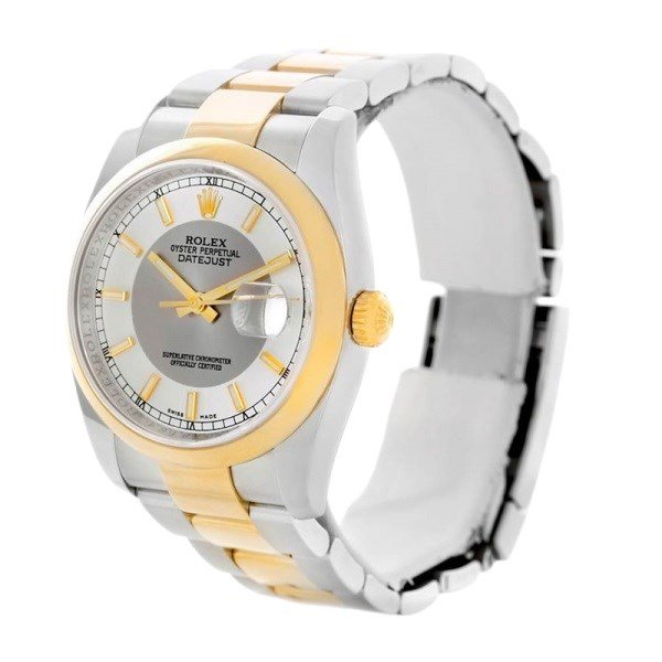 Rolex Datejust 116203STSO 36MM Silver Tuxedo Dial Silver-tone Case - Image 3