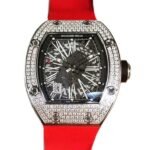 Richard Mille RM023 Mechanical Men Rubber Band Watch Diamond Bezel