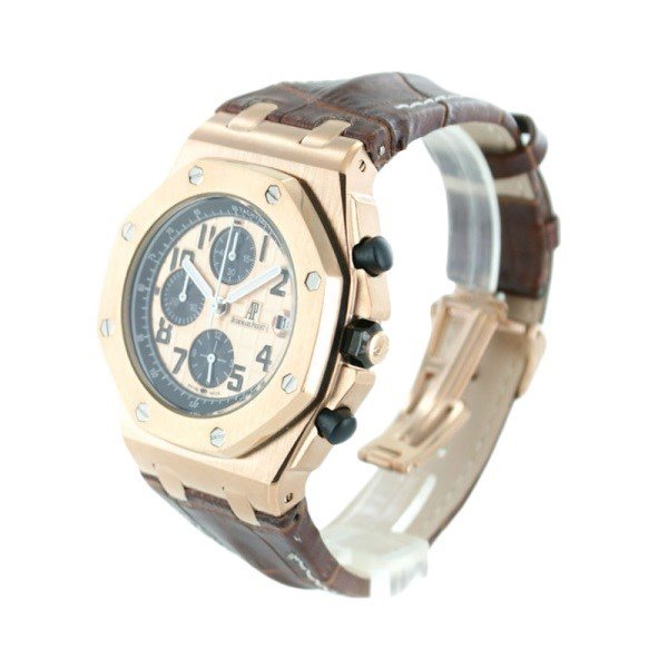 Audemars Piguet Royal Oak Offshore 42mm Men??s RoyalOakOffshore010 Leather Strap - Image 3