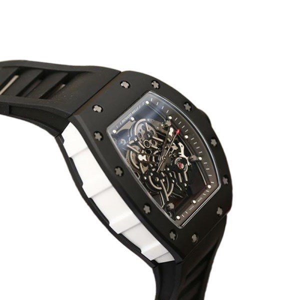 Richard Mille RM055 Mechanical Men Transparent Dial Rubber Band - Image 3