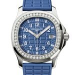 Patek Philippe Aquanaut 32mm Ladies 5067A-022 Diamond Bezel Rubber Band