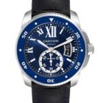 Cartier Calibre de Cartier Men??s WSCA0010 42mm Rubber Band Watch