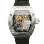 Richard Mille RM018 Men Mechanical Stainless Steel Rubber Band