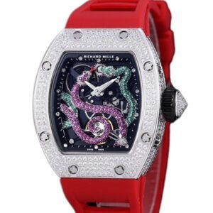 Richard Mille RM 026 Unisex Automatic Stainless Steel Rubber Band