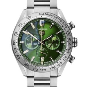 Tag Heuer Carrera 43mm CBN2A10.BA0643 Men Quartz Green Dial