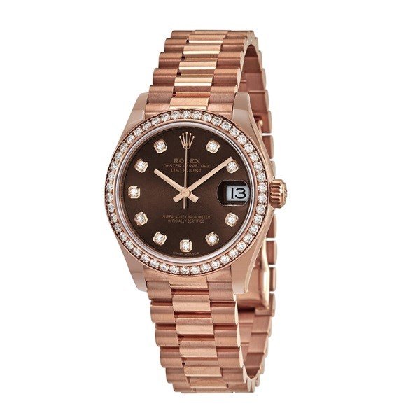 Rolex Datejust m278285rbr-0006 31MM Chocolate Dial Rose Gold-tone Case - Image 2