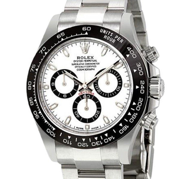Rolex Daytona m116500ln-0001 40MM White Dial Silver-tone Case