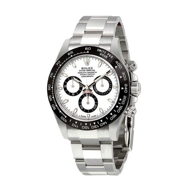 Rolex Daytona m116500ln-0001 40MM White Dial Silver-tone Case - Image 2