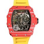 Richard Mille RM35-02 Men Mechanical Rubber Band Ceramics Bezel
