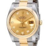Rolex Datejust 116203CDO 36MM Champagne Dial Silver-tone Case
