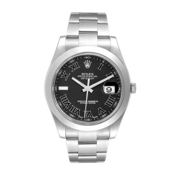 Rolex Datejust 116300BKRO 41MM Black Dial Silver-tone Case - Image 2