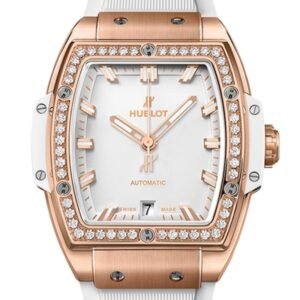 Hublot Big Bang Unisex 665.OE.2080.RW.1204 40mm Rubber Band White Dial