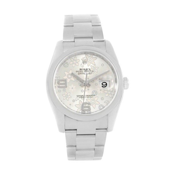 Rolex Datejust 116200SFAO 36MM Silver Floral Dial Silver-tone Case - Image 2