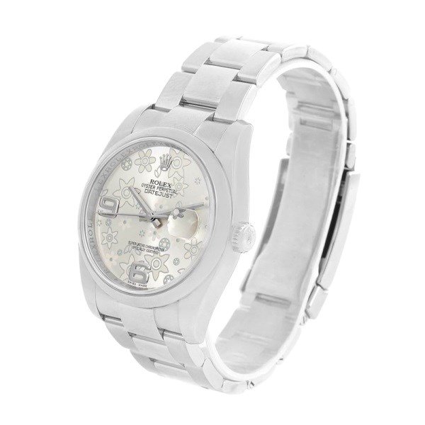 Rolex Datejust 116200SFAO 36MM Silver Floral Dial Silver-tone Case - Image 3