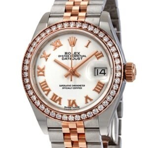 Rolex Datejust m279381rbr-0021 28MM White Dial Silver-tone Case