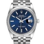 Rolex Datejust 126234BLSJ 36MM Blue Dial Silver-tone Case