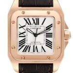 Cartier Santos W20108Y1 39mm Men??s Stainless Steel Rose Gold-tone