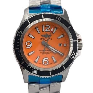 Breitling Superocean 46mm Men??s A17366D71O1A1 Orange Dial Stainless Steel