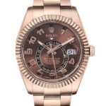 Rolex Sky-dweller 326935BRAO 41MM Brown Dial Rose Gold-tone Case