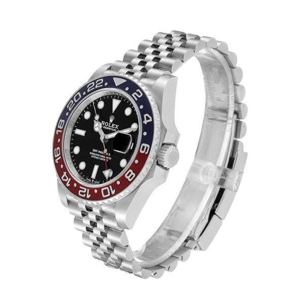 Rolex Gmt Master Ii m126710blro-0002 40MM Black Dial Silver-tone Case - Image 3