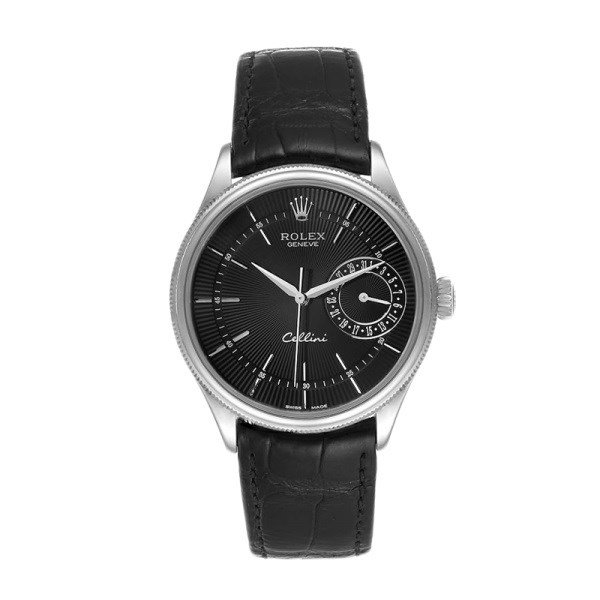 Rolex Cellini m50519-0007 39MM Black Dial Silver-tone Case - Image 2