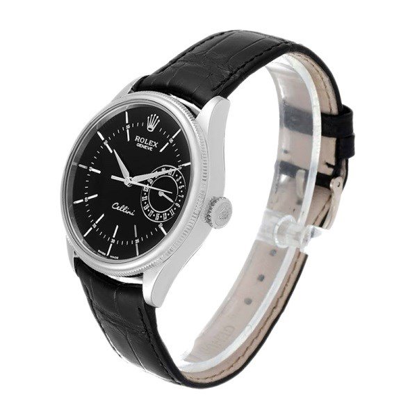 Rolex Cellini m50519-0007 39MM Black Dial Silver-tone Case - Image 3