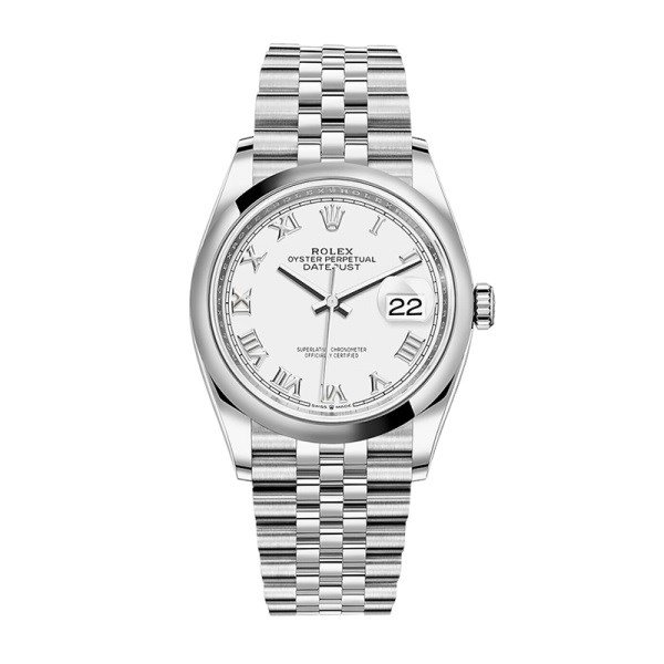Rolex Datejust m126200-0007 36MM White Dial Silver-tone Case - Image 2