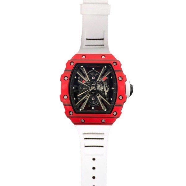 Richard Mille RM12-01 Mechanical Men Transparent Dial Watch Rubber Band - Image 2