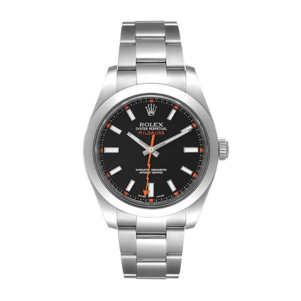 Rolex Milgauss 116400BKSO 40MM Black Dial Silver-tone Case - Image 2