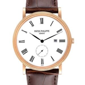 Patek Philippe Calatrava Men??s 40mm 5119R-001 Rose Gold-tone
