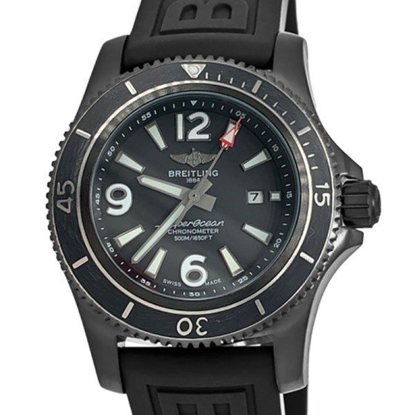 Breitling Superocean Men??s 46mm M17368B71B1S2 Stainless Steel Black Dial