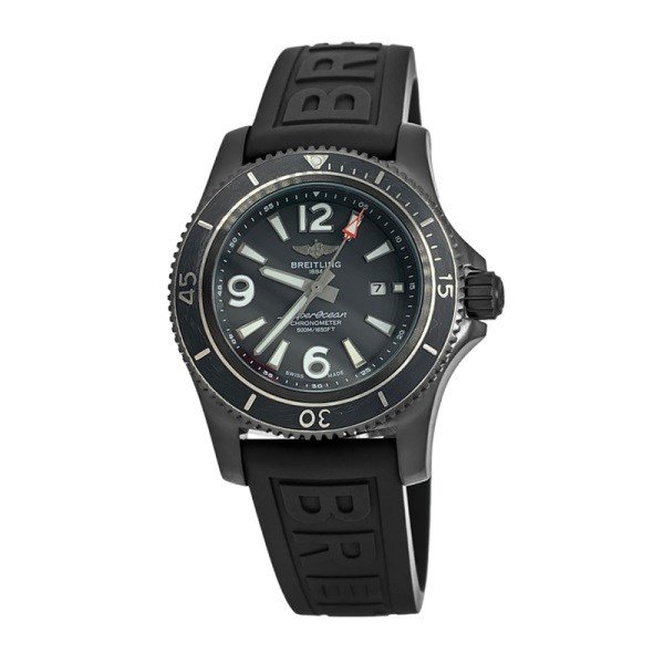 Breitling Superocean Men??s 46mm M17368B71B1S2 Stainless Steel Black Dial - Image 2