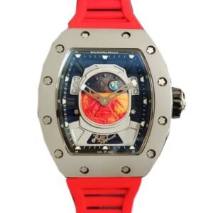 Richard Mille RM52-05 Men Mechanical Mars Earth Dial Rubber Band