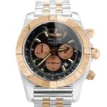 Breitling Chronomat 44 43mm Men??s CB0110 Black Dial Stainless Steel