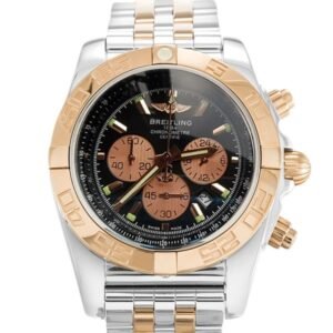 Breitling Chronomat 44 43mm Men??s CB0110 Black Dial Stainless Steel