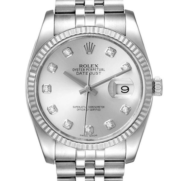 Rolex Datejust 116234-SDJ 36MM Silver Dial Silver-tone Case