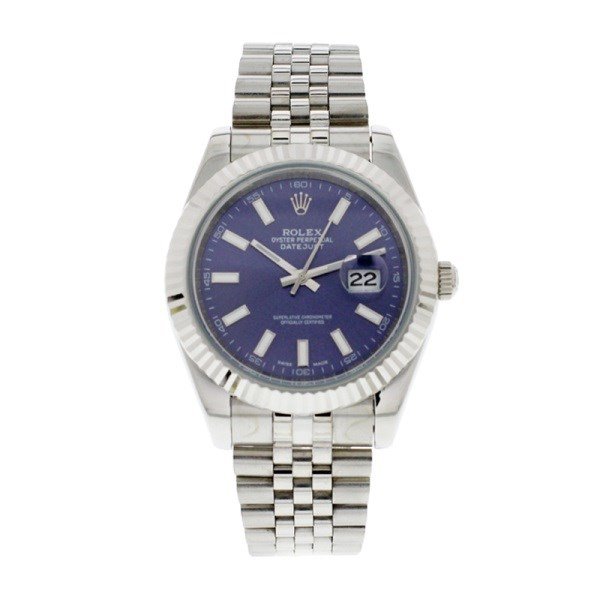 Rolex Datejust 116334BLSJ 41MM Blue Dial Silver-tone Case - Image 2