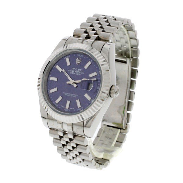 Rolex Datejust 116334BLSJ 41MM Blue Dial Silver-tone Case - Image 3