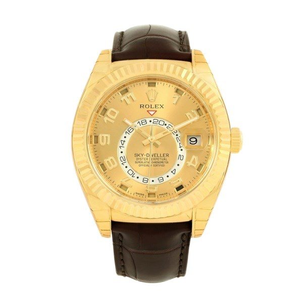 Rolex Sky-dweller 326138 41MM Champagne Dial Gold-tone Case - Image 2