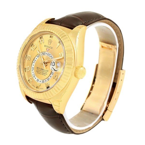 Rolex Sky-dweller 326138 41MM Champagne Dial Gold-tone Case - Image 3