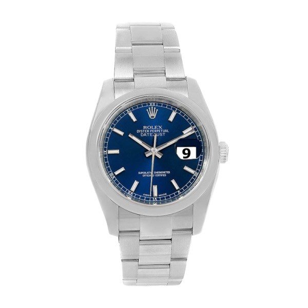 Rolex Datejust 116200BLSO 36MM Blue Dial Silver-tone Case - Image 2