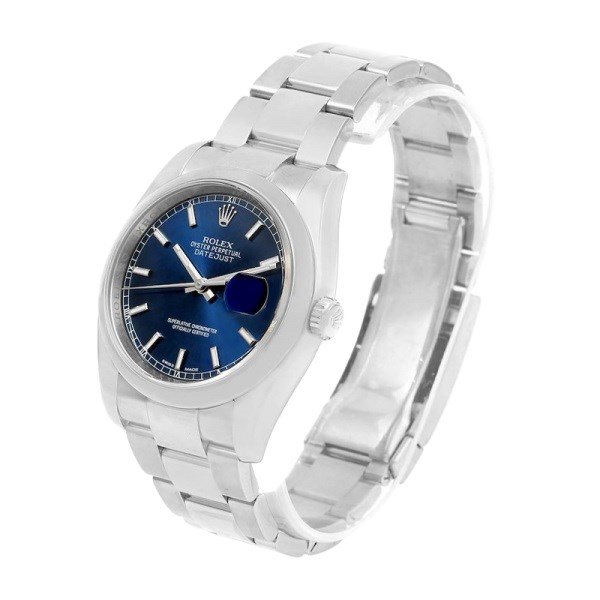 Rolex Datejust 116200BLSO 36MM Blue Dial Silver-tone Case - Image 3