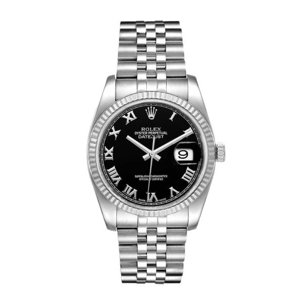Rolex Datejust 116234BKRJ 36MM Black Dial Silver-tone Case - Image 2